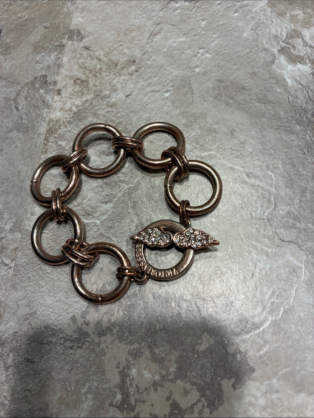 Victorias Secret Chain Lock Bracelet